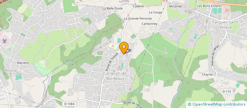 localisation de l'entreprise YMMI  CARIGNAN-DE-BORDEAUX