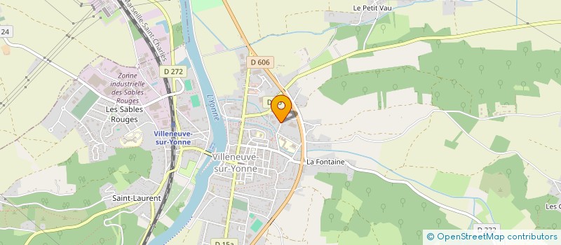 localisation de l'entreprise YMMO 89  VILLENEUVE-SUR-YONNE