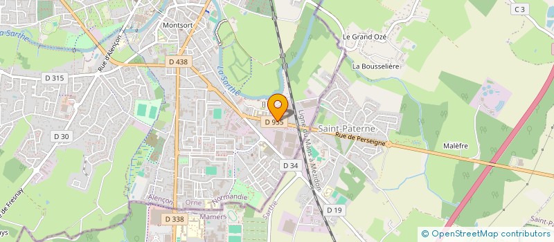 localisation de l'entreprise YMMO à ALENCON