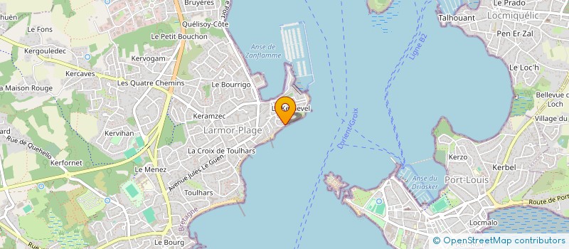 localisation de l'entreprise YMMOARC  LARMOR-PLAGE