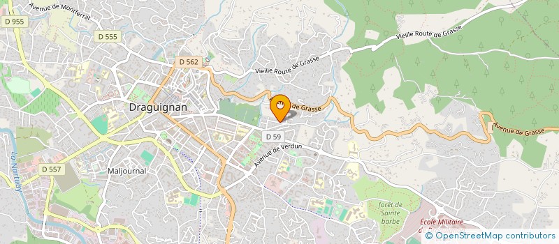 localisation de l'entreprise YMN CORP  DRAGUIGNAN