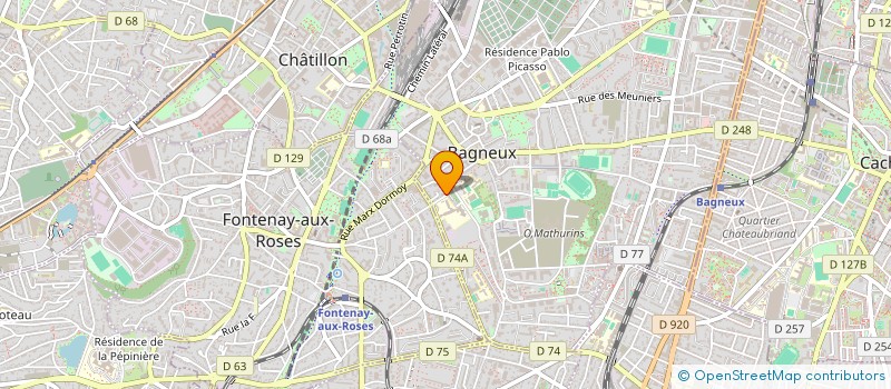 localisation de l'entreprise YMO à BAGNEUX