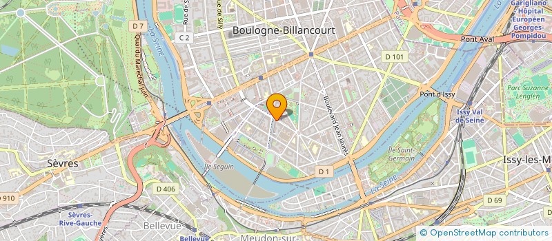 localisation de l'entreprise YMOCA à BOULOGNE-BILLANCOURT