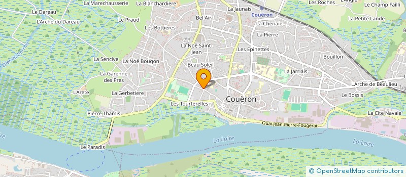 localisation de l'entreprise YMP3 à COUERON