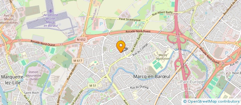 localisation de l'entreprise YMPALA INVEST à MARCQ-EN-BARŒUL