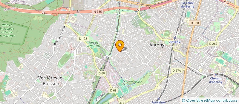 localisation de l'entreprise YMPATH'Q à ANTONY