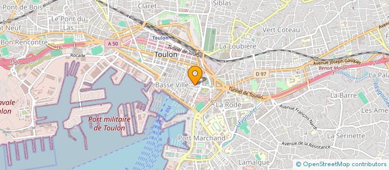 localisation de l'entreprise YMR à TOULON