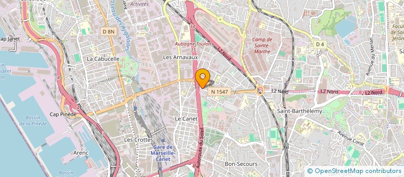 localisation de l'entreprise YMTP 13 à MARSEILLE