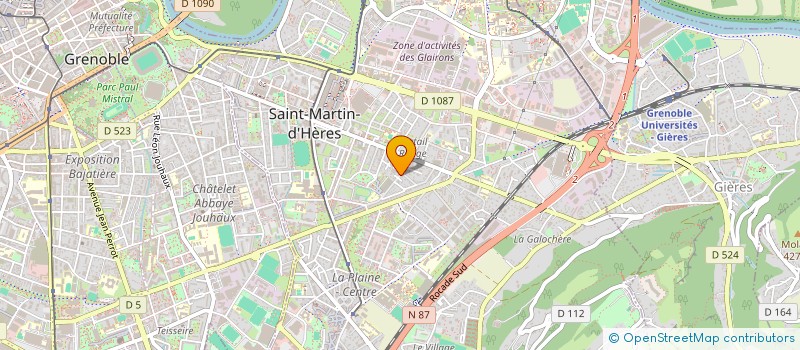 localisation de l'entreprise YMY  SAINT-MARTIN-D'HERES