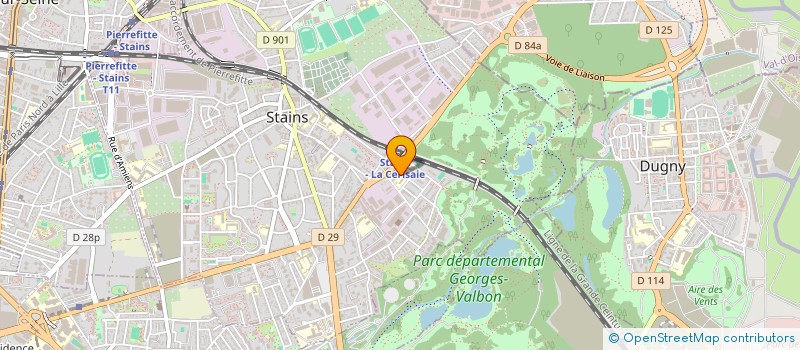 localisation de l'entreprise YMYSS TRANSPORT à STAINS