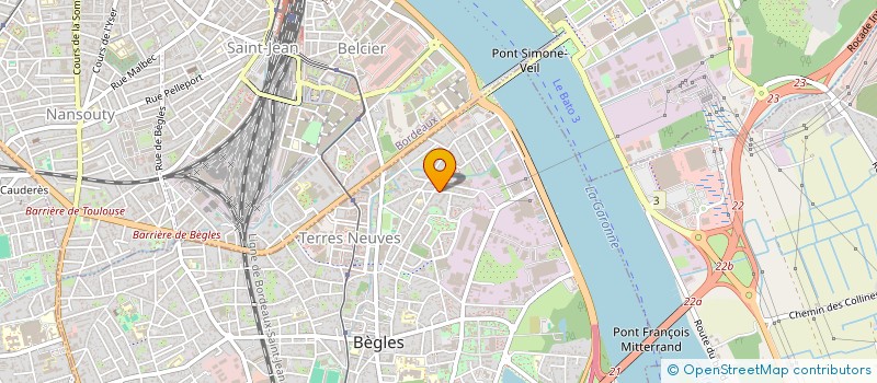 localisation de l'entreprise YN 48  BEGLES