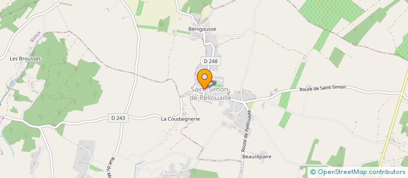 localisation de l'entreprise YN CONSTRUCTION  SAINT-SIMON-DE-PELLOUAILLE