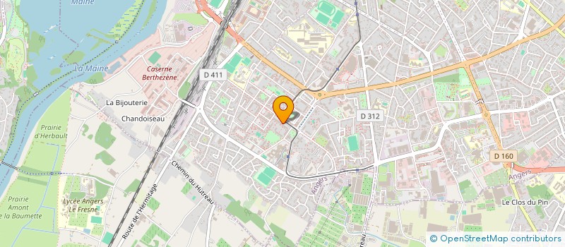 localisation de l'entreprise YN ECO  ANGERS