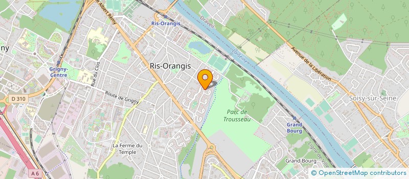localisation de l'entreprise YN NEGOCE INTERNATIONAL à RIS-ORANGIS