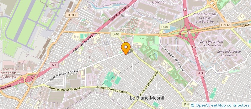 localisation de l'entreprise YNA à LE BLANC-MESNIL