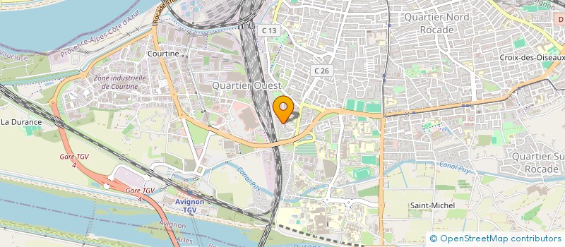 localisation de l'entreprise YNA  AVIGNON