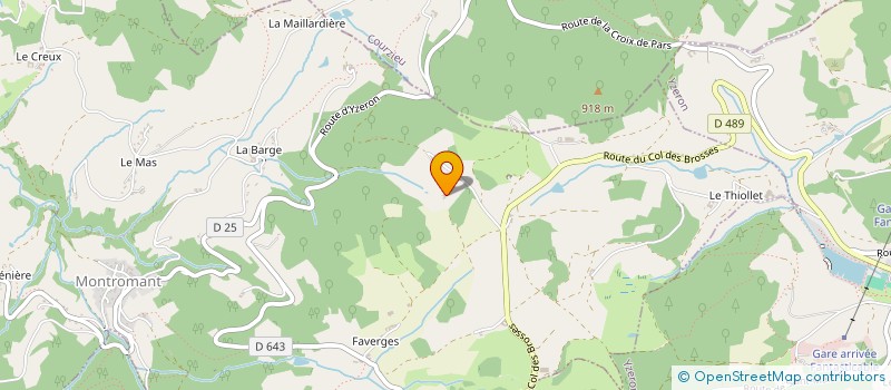 localisation de l'entreprise YNALIA PROJETS  MONTROMANT