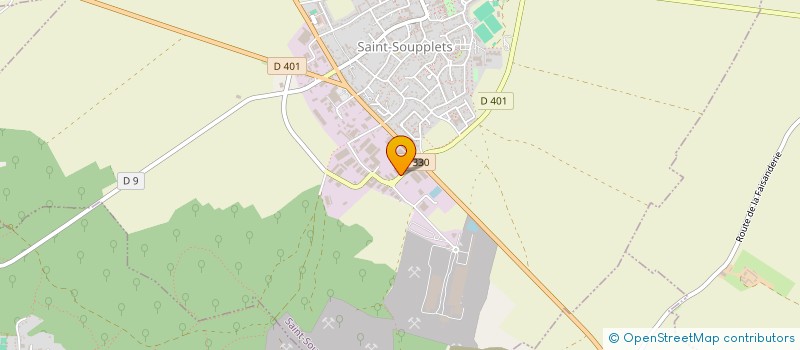 localisation de l'entreprise YNARIS à SAINT-SOUPPLETS
