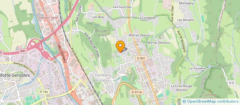 localisation de l'entreprise YNB à CHAMBERY