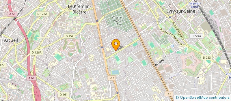 localisation de l'entreprise YND COPROPRIETE DU 27 RUE DE LA LIBERTE à VILLEJUIF