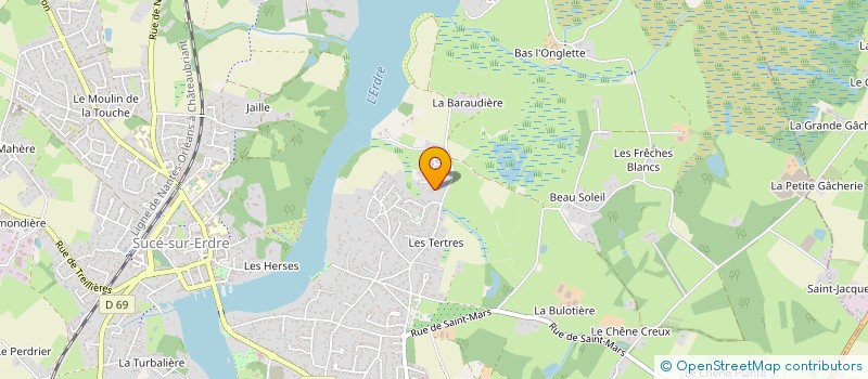 localisation de l'entreprise YNES  SUCE-SUR-ERDRE