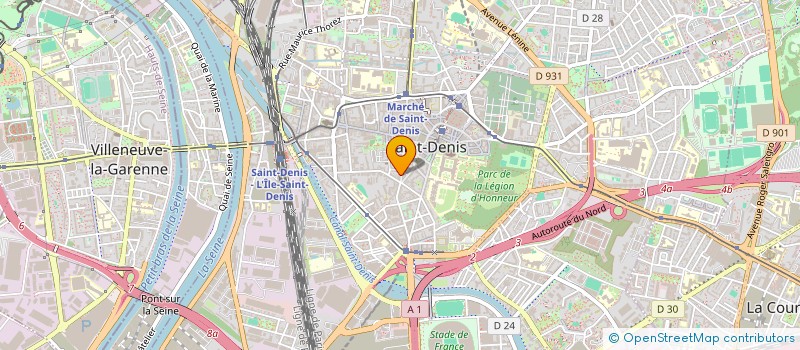 localisation de l'entreprise YNESS à SAINT-DENIS