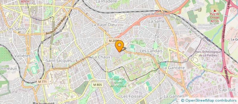 localisation de l'entreprise YNEZ ANZ  CLERMONT-FERRAND