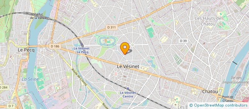 localisation de l'entreprise YNF  LE VESINET