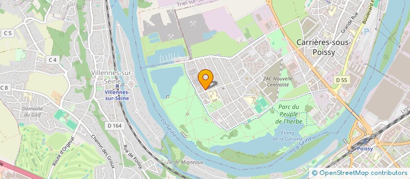 localisation de l'entreprise YNFIME  CARRIERES-SOUS-POISSY