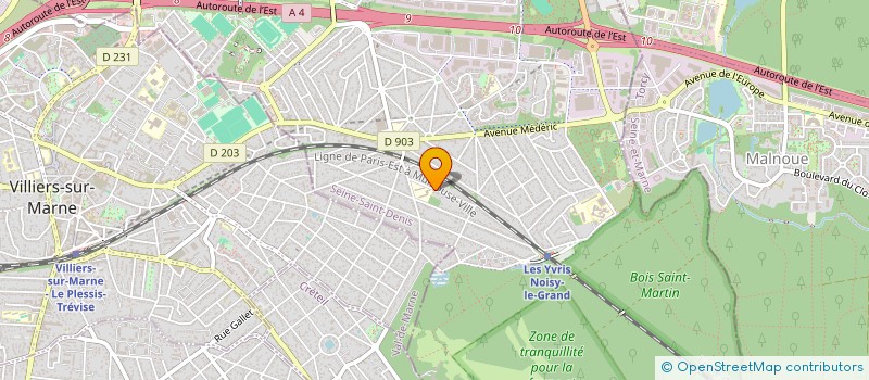 localisation de l'entreprise YNH  NOISY-LE-GRAND