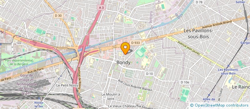 localisation de l'entreprise YNITI  BONDY