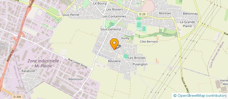 localisation de l'entreprise YNKERNER  GENAS