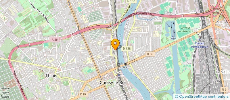 localisation de l'entreprise YNKSOURCE à CHOISY-LE-ROI