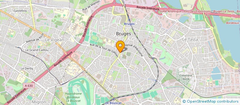localisation de l'entreprise YNM BDX  BRUGES