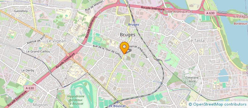 localisation de l'entreprise YNM SAP  BRUGES