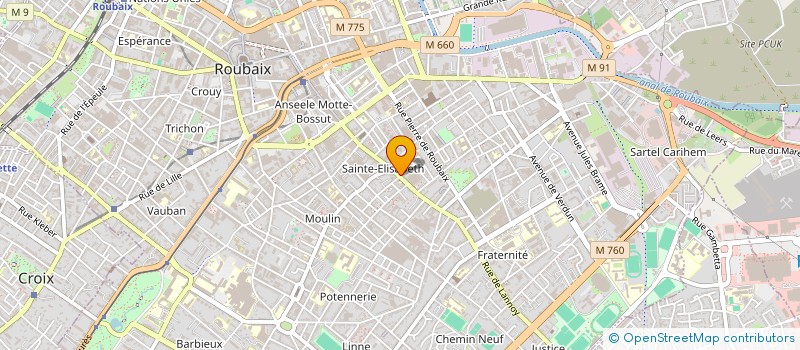 localisation de l'entreprise YNN BARBER  ROUBAIX