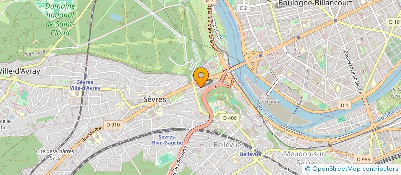 localisation de l'entreprise YNNI CONSULTING à SEVRES