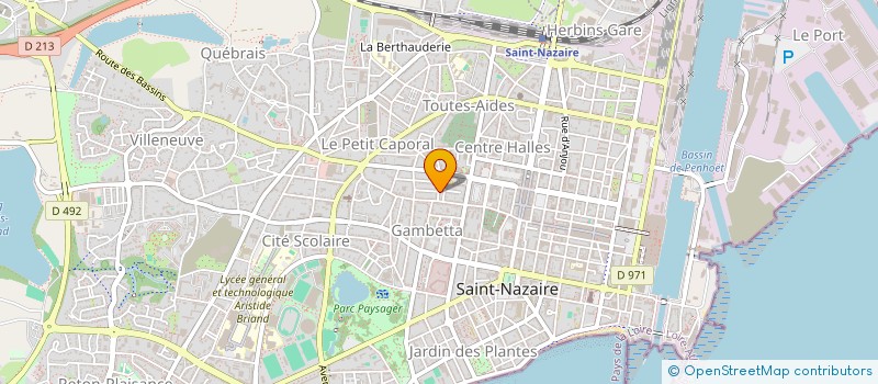 localisation de l'entreprise YNOPTIA ECS à SAINT-NAZAIRE