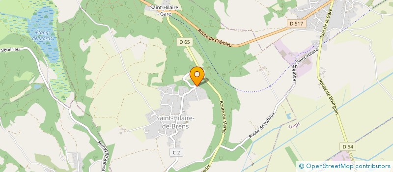 localisation de l'entreprise YNOREV  SAINT-HILAIRE-DE-BRENS