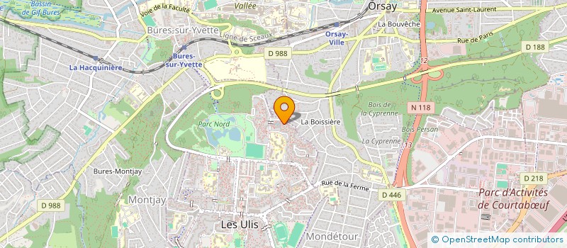 localisation de l'entreprise YNOSYS à LES ULIS