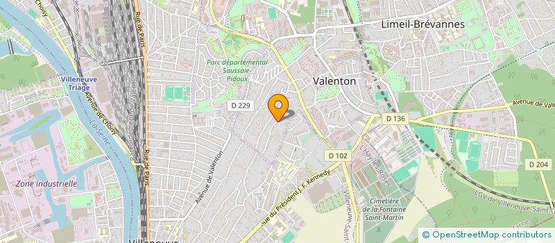 localisation de l'entreprise YNOV & RENOV à VALENTON