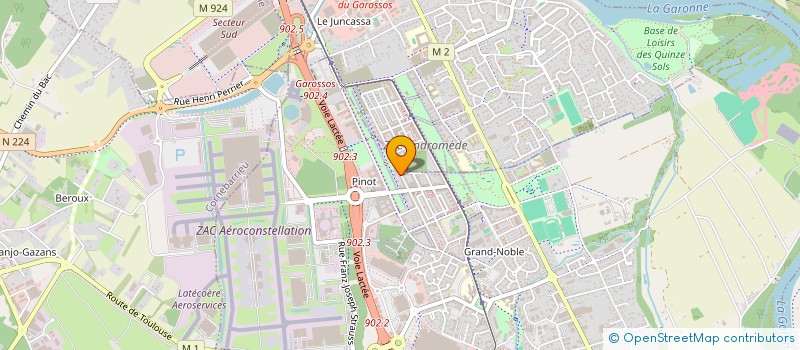 localisation de l'entreprise YNOV TROPHISTES à BLAGNAC