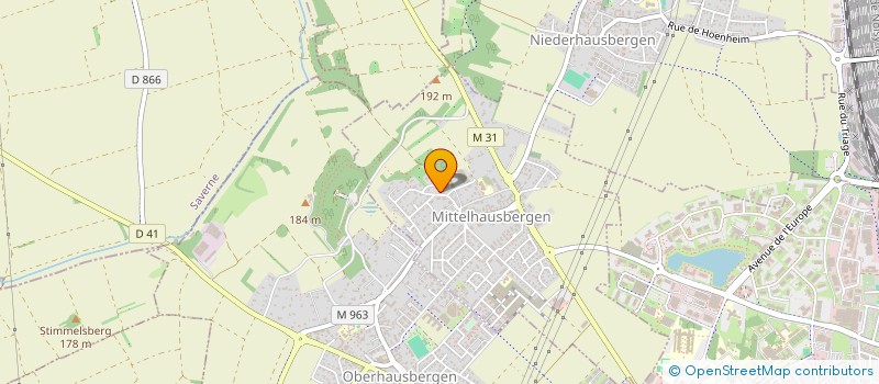 localisation de l'entreprise YNOVANS  MITTELHAUSBERGEN