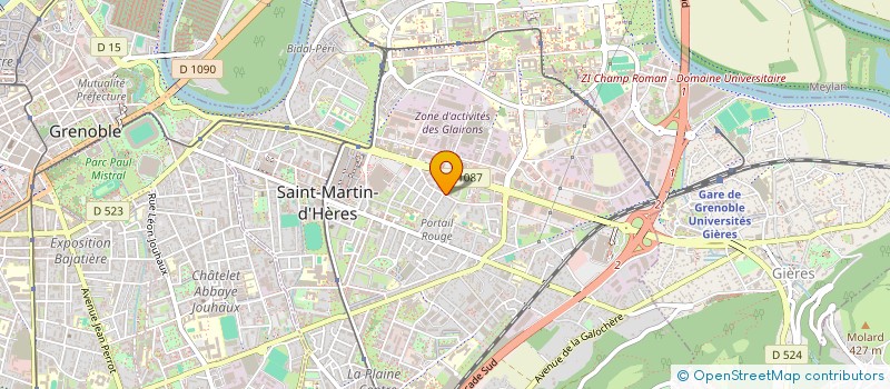 localisation de l'entreprise YNOX IMMO  SAINT-MARTIN-D'HERES