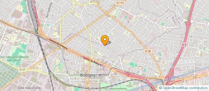 localisation de l'entreprise YNS 2022 à DRANCY