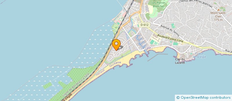 localisation de l'entreprise YNVEST à SETE
