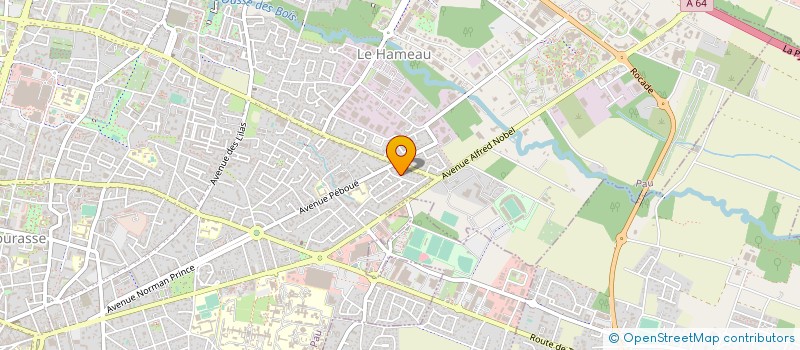 localisation de l'entreprise YO à PAU