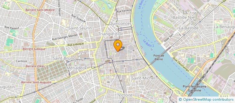 localisation de l'entreprise YO BE ONE  BORDEAUX