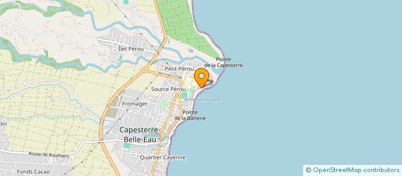 localisation de l'entreprise YO CLUB à CAPESTERRE-BELLE-EAU
