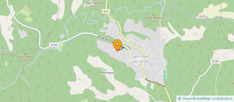 localisation de l'entreprise YO DIVE à SAINT-PAUL-EN-FORET